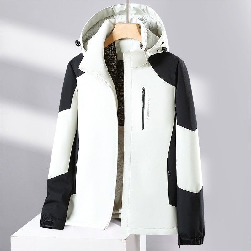 Womens Casual Outdoor Hiking Cotton Jacket