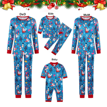 New Parent-Child Christmas Pajamas Parent-child Leisure Wear Set