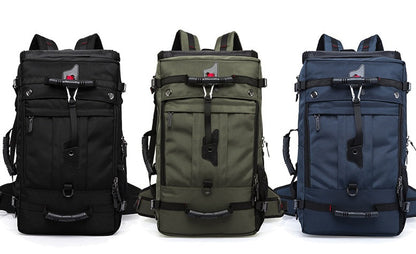 Men's Large Capacity Oxford Hiking Backpack – Multifunctional Outdoor Bag