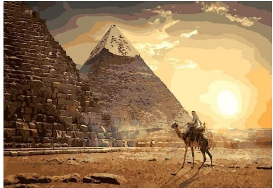 Cross-border one generation digital painting diy frameless custom