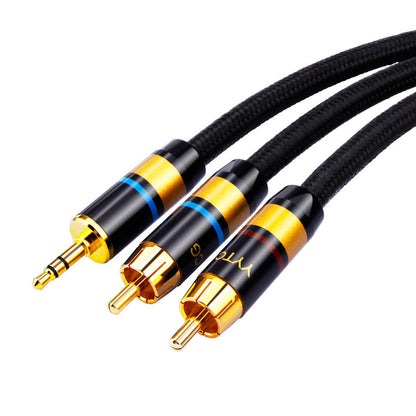 3.5mm To 2RCA Computer Audio Cable