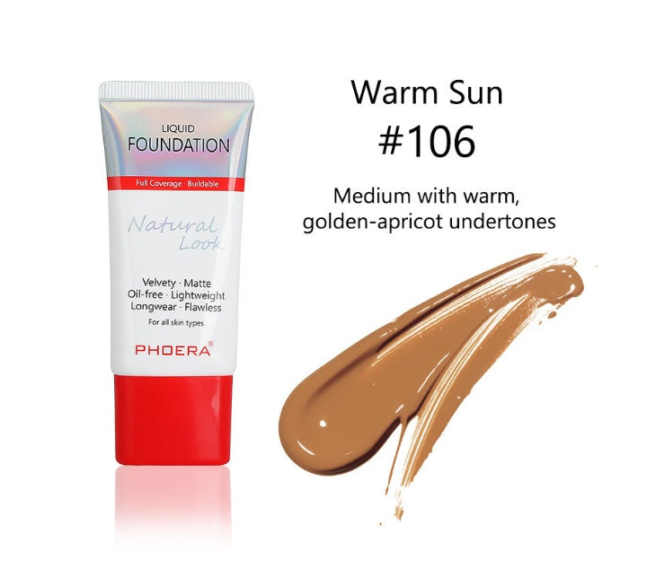 Matte Silky Tube Liquid Foundation