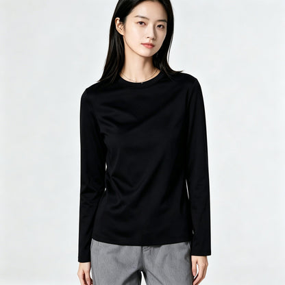 Womens Long-sleeve T-shirt Womens Thermal Base Layer For Fitness And Running