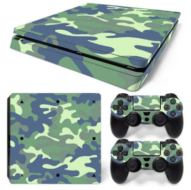 PS4 Slim Skin Sticker – Camouflage Vinyl Decal Wrap with Controller Skins