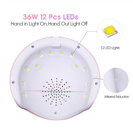 Nail Lamp for Gel Polish Drying