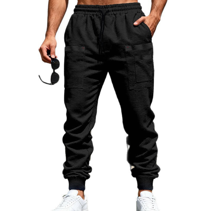 Mens Loose-fit Casual Breathable Pants