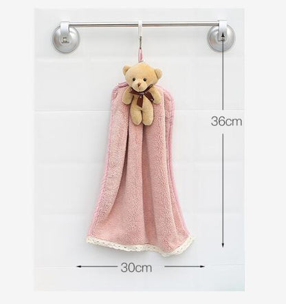 Coral Velvet Absorbent Dish Towel