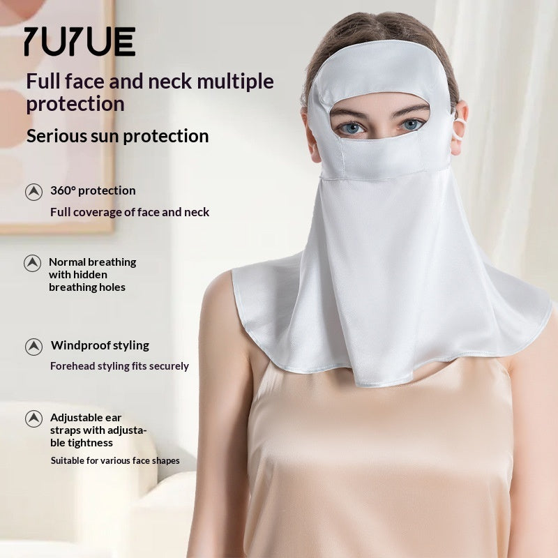 Sun Protective Face Mask For Summer Full Face UV Protection