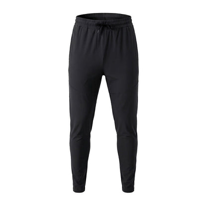 Mens Loose-Fit Quick-Drying Sports Pants With Side Pockets