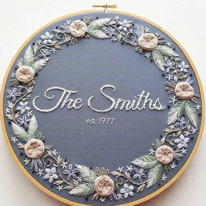 DIY handmade embroidery material package