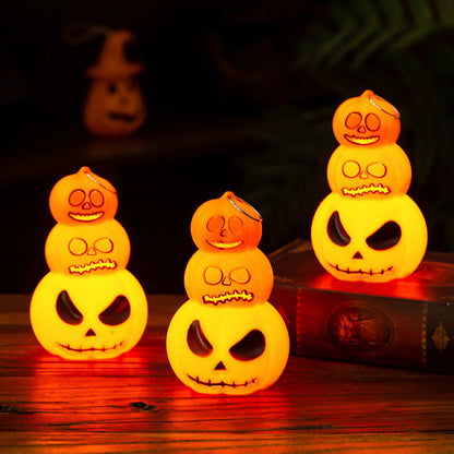 Halloween Pumpkin Lantern Portable Halloween Pumpkin Pile Ornaments Halloween Decorations Pendant Party Props