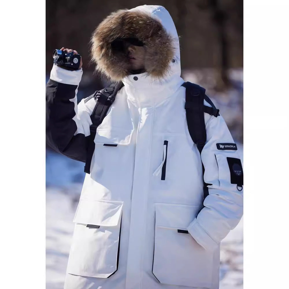 Mens Autumnwinter Padded Down Jacket Cold Proof