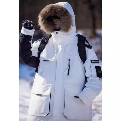 Mens Autumnwinter Padded Down Jacket Cold Proof