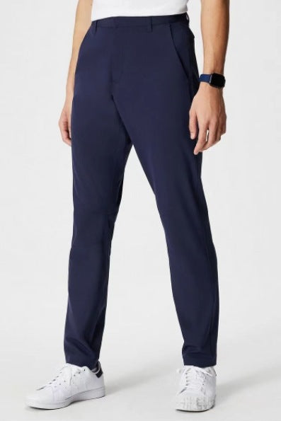 Casual Truly Slim-fit Plus-size Solid-color Mens Dress Pants