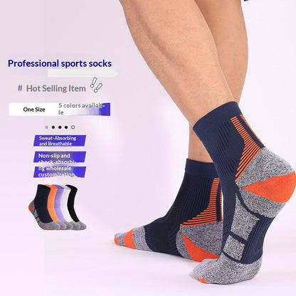 Antibacterial Odor-resistant And Extra-thick Running Socks For Men And Women
