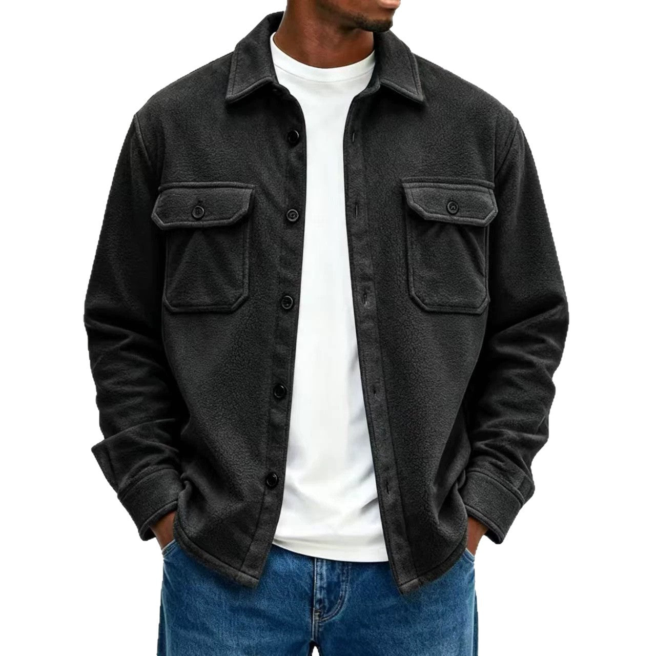 Men's Casual Loose-fit Jacket Coat