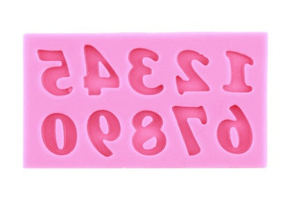 0-9 Digital Silicone Mold for Cake
