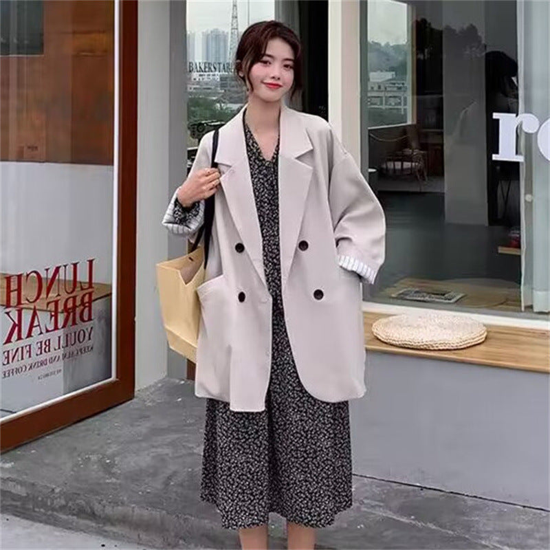 Fashionable Chic Loose-fit Preppy-Style Blazer For Women