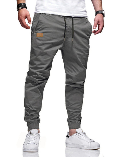 Mens Casual Pants Loose-fitting Straight-leg Trousers Long Pants