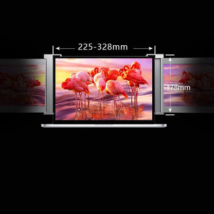 Portable Dual-Screen 10.1" Notebook Display