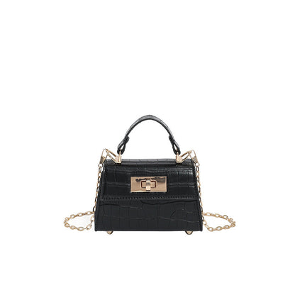 Casual Small Square Handbag With Shoulder Strap