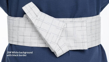 Japanese-style Kimono Yukata Cotton Pre-tied Waist Belt