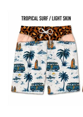 Printed Pattern Men's Casual Shorts