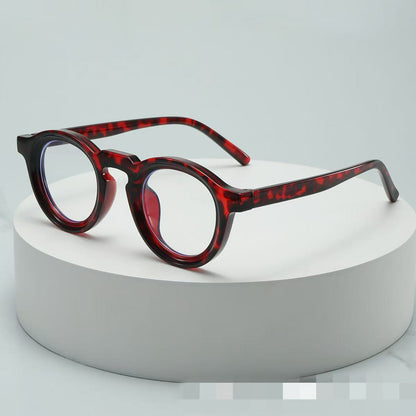 Round-frame High-definition Blue-light-blocking Plain Glasses