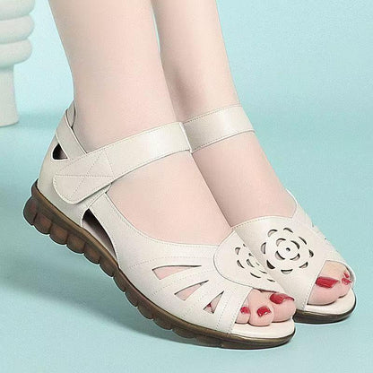 Soft-soled Velcro-fastened Casual Sandals For Everyday Wear