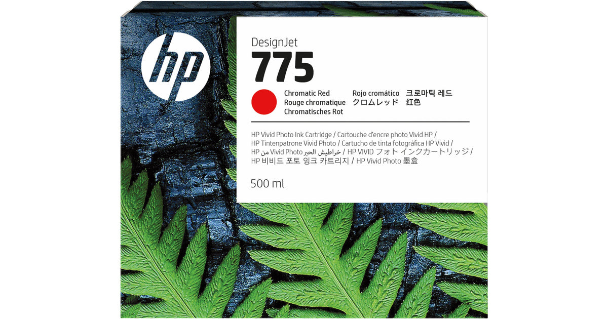 New, Pre-Owned - HP 775 Standard Yield Chromatic Red (500ml) Ink Cartridge, 1XB20A