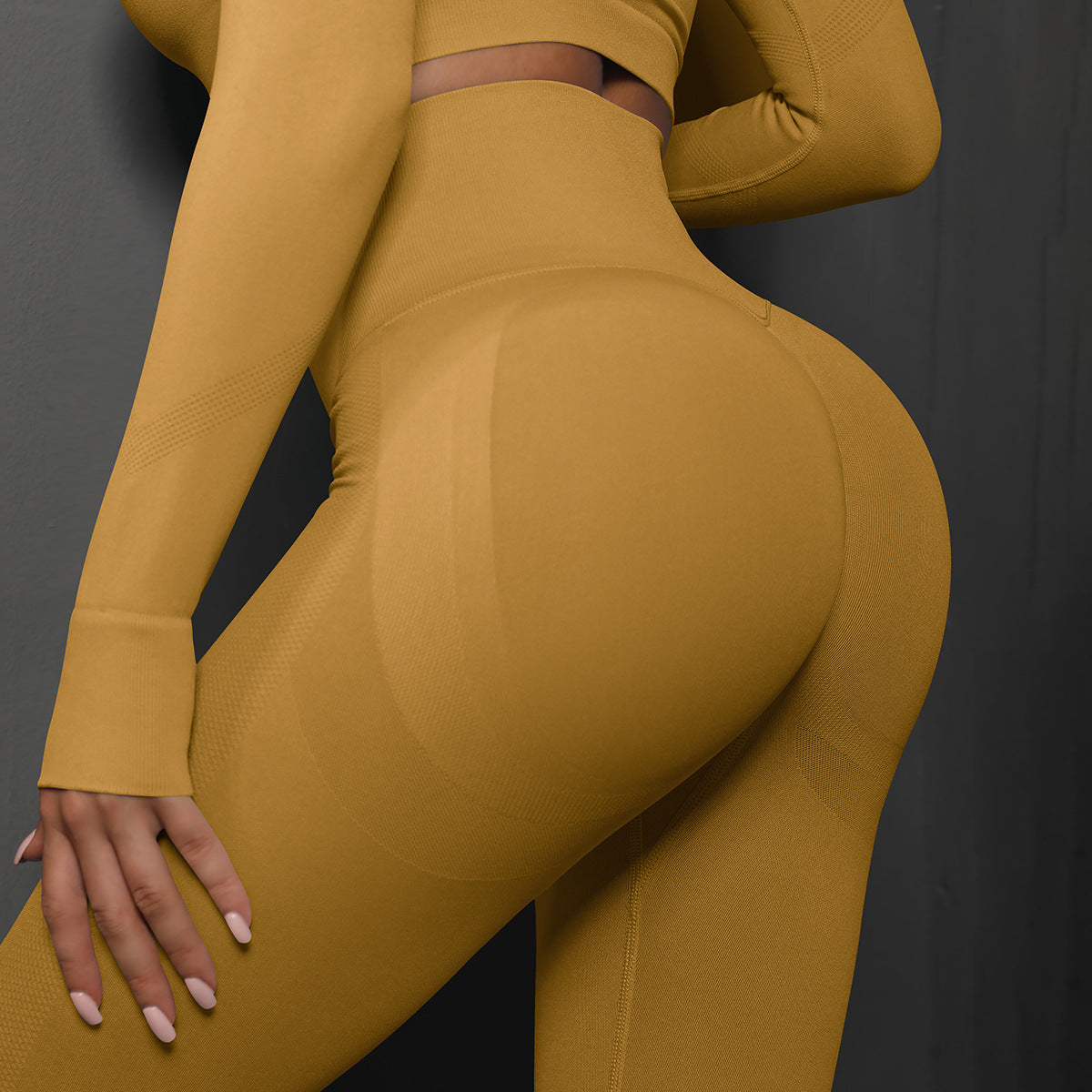 Women Seamless High Waist Yoga Pants Peach Butt Lifting Tights Running Workout Fitness Leggings