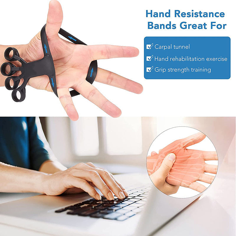 Silicone Finger Grip Trainer for Arthritis Relief