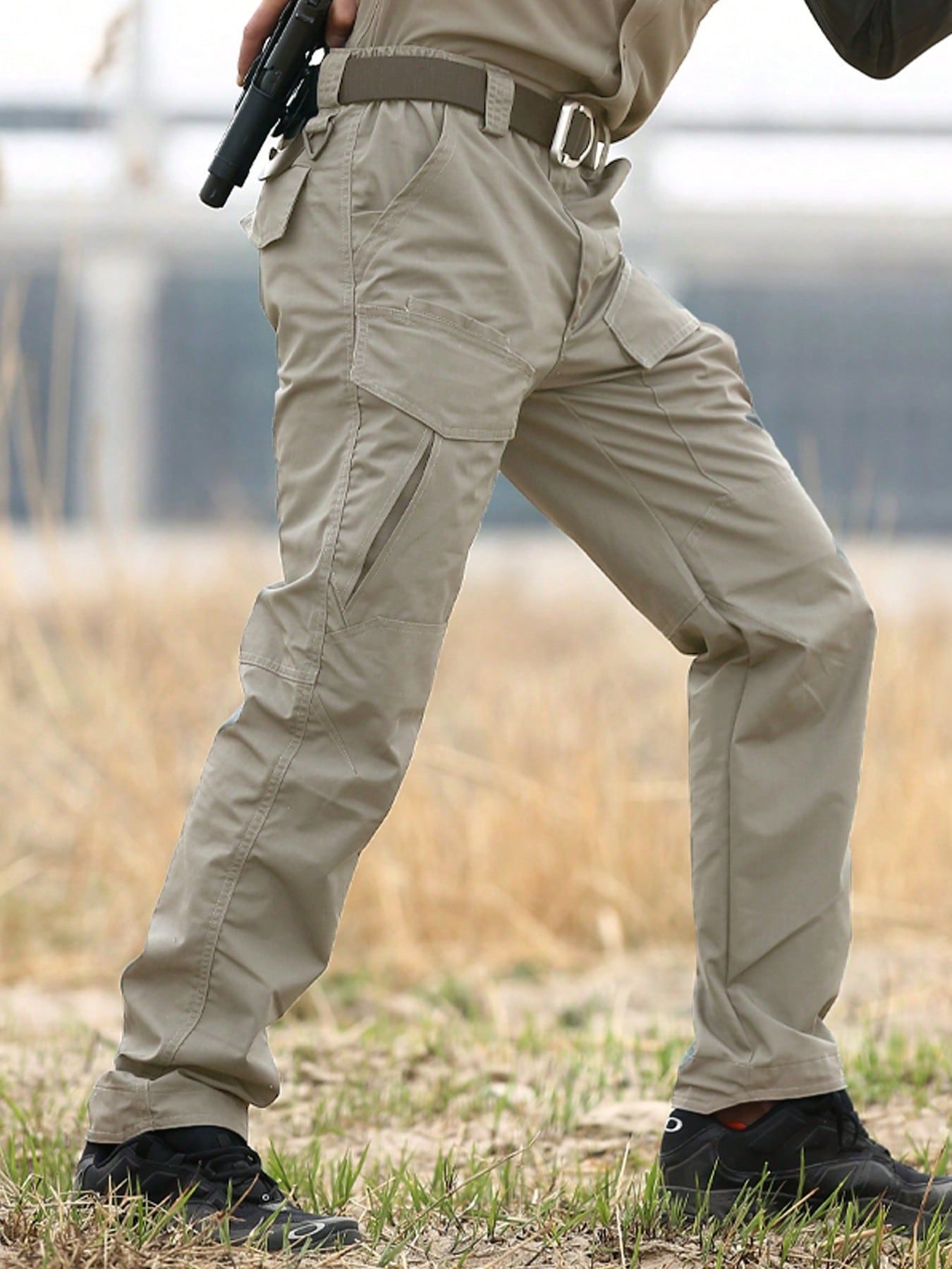 Solid-color Versatile Workwear Pants For Men