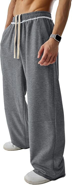 Summer American-style Mens Straight-leg Pants