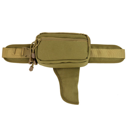 Outdoor Tactical Waist Pouch With Hidden Holster Multi-Functional Expandable Storage Bag