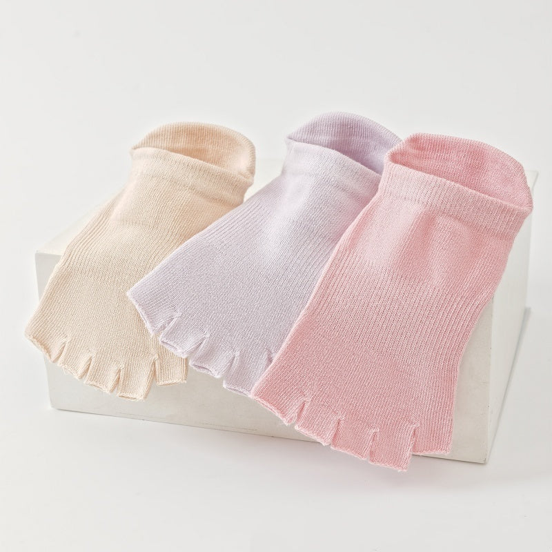 Springsummer Open-toe Five-finger Socks Yoga Socks For Women