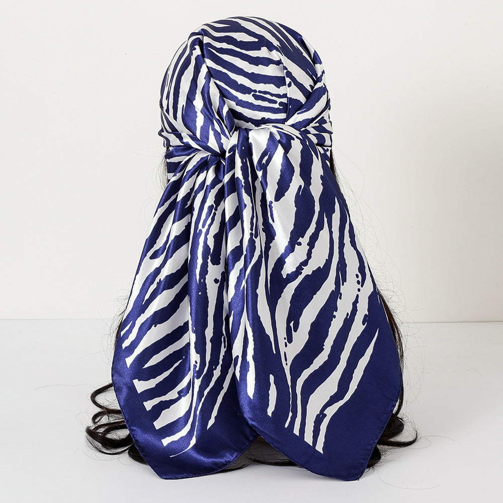 Classic Satin Womens Shawl Headscarf And Scarf