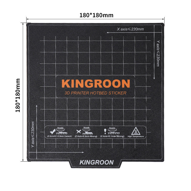 Magnetic Flexible Hot Bed Platform with Anti-Warping Beauty Stickers