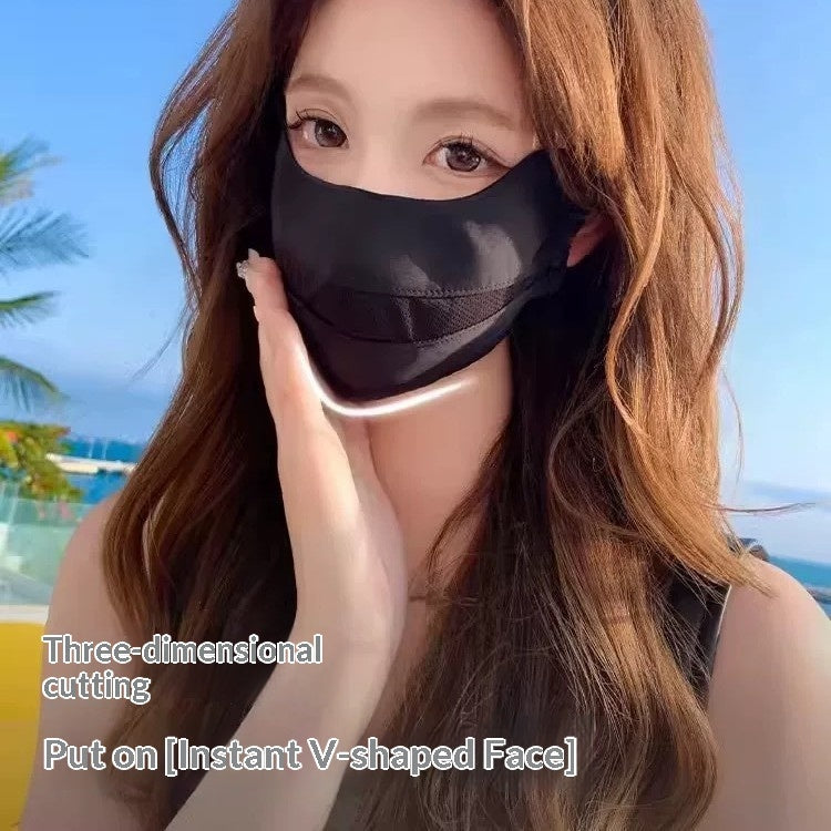 Womens Sun-Protective Mask UV-Protective Face Mask