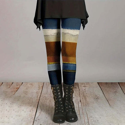 Popular Autumn And Winter Printed Leggings For Women