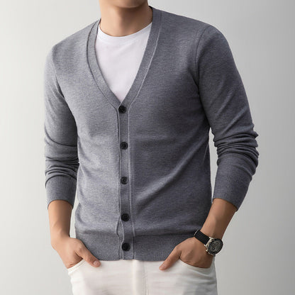 Korean-style Loose-fit Knit Sweater Coat