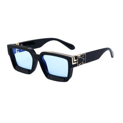 Millionaire Same Style Sunglasses For Men, Fashionable Internet Celebrity Sunglasses For Women, High-End Glasses, Square Frame Sunglasses, Cross-Border