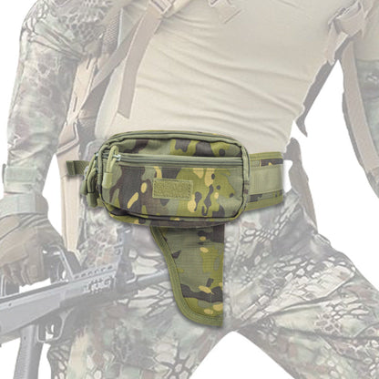 Outdoor Tactical Waist Pouch With Hidden Holster Multi-Functional Expandable Storage Bag