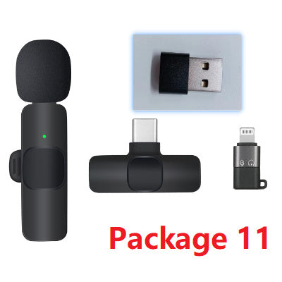 Wireless Lavalier Microphone Drag Two Outdoor