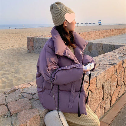 Stylish Short Koreanstyle Down Jacket For Women