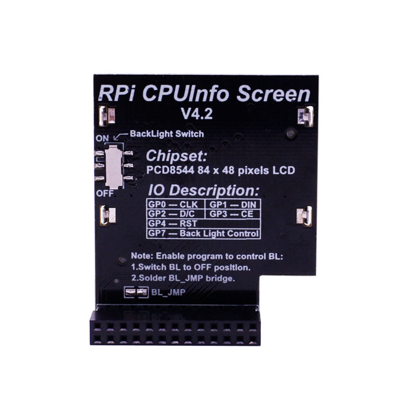 1.6 Inch LCD CPU Display with Backlight