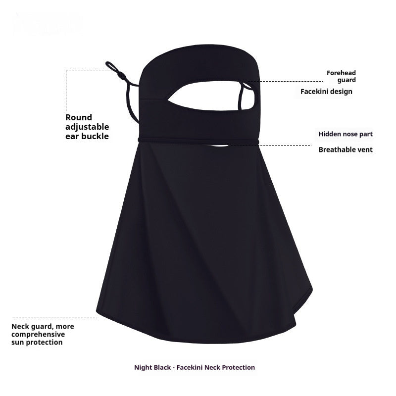 Sunscreen Face Mask For Women Summer UV Protection