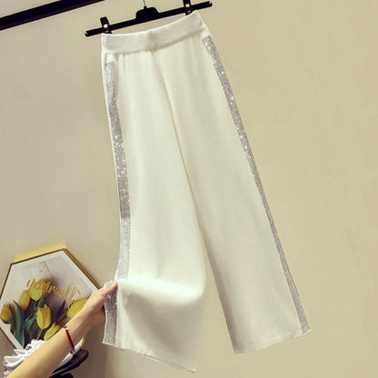 Casual Draping Wide-leg Pants Women