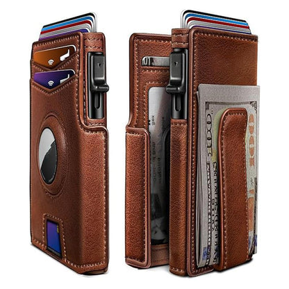 Multi-Card Short Metal Card Holder Mens Wallet