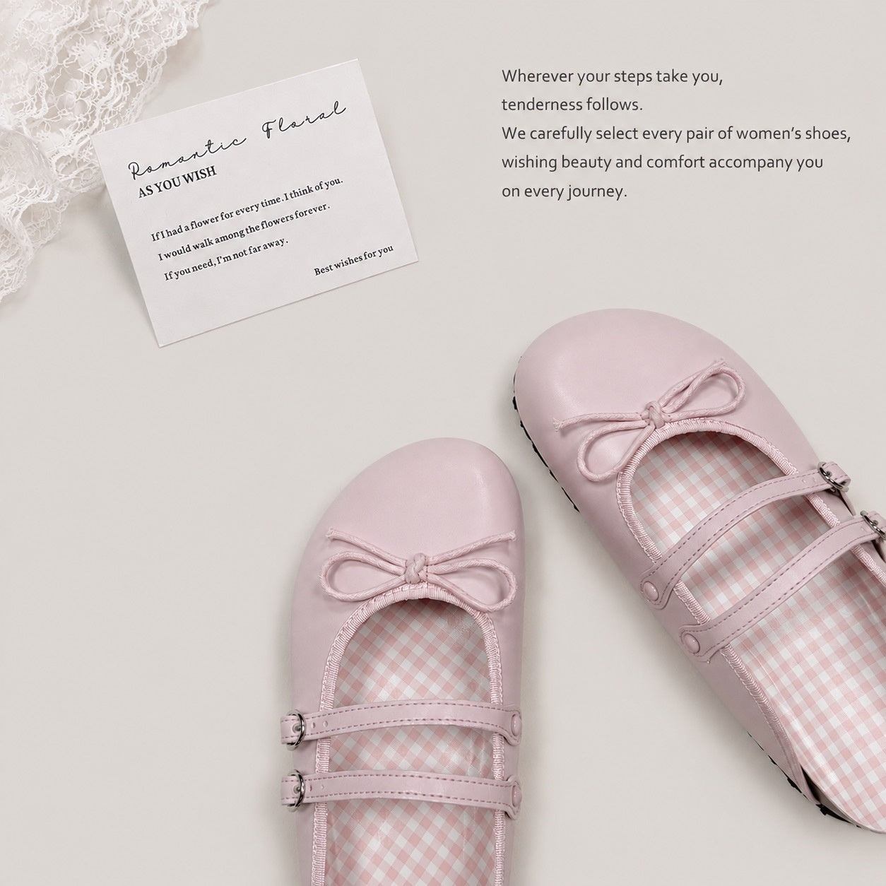 Sweet-style Stunning French Style Versatile Bow Flat Shoes For Women
